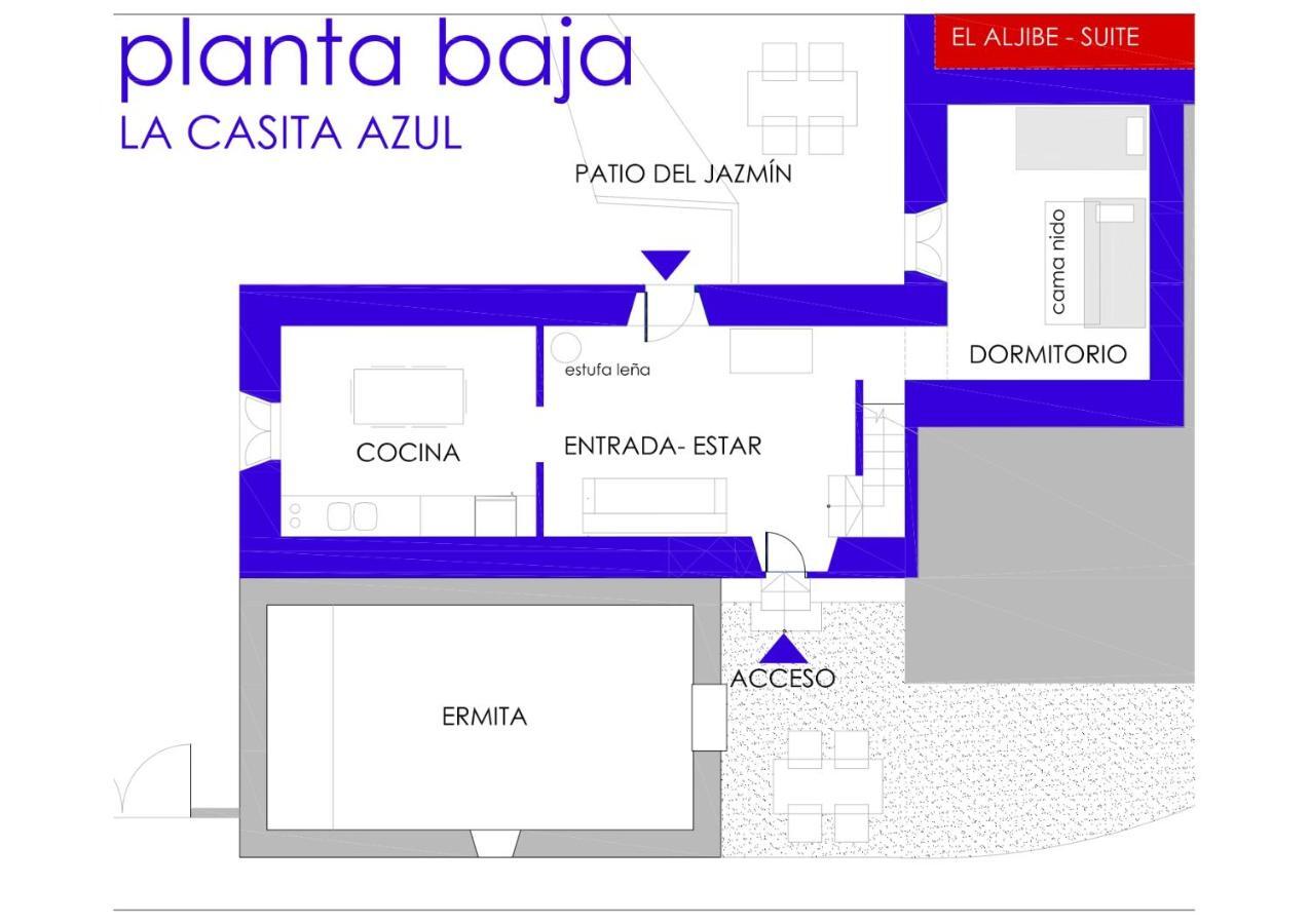 Vila La Casita Azul - Casa Tipica Andaluza Albunol Exteriér fotografie